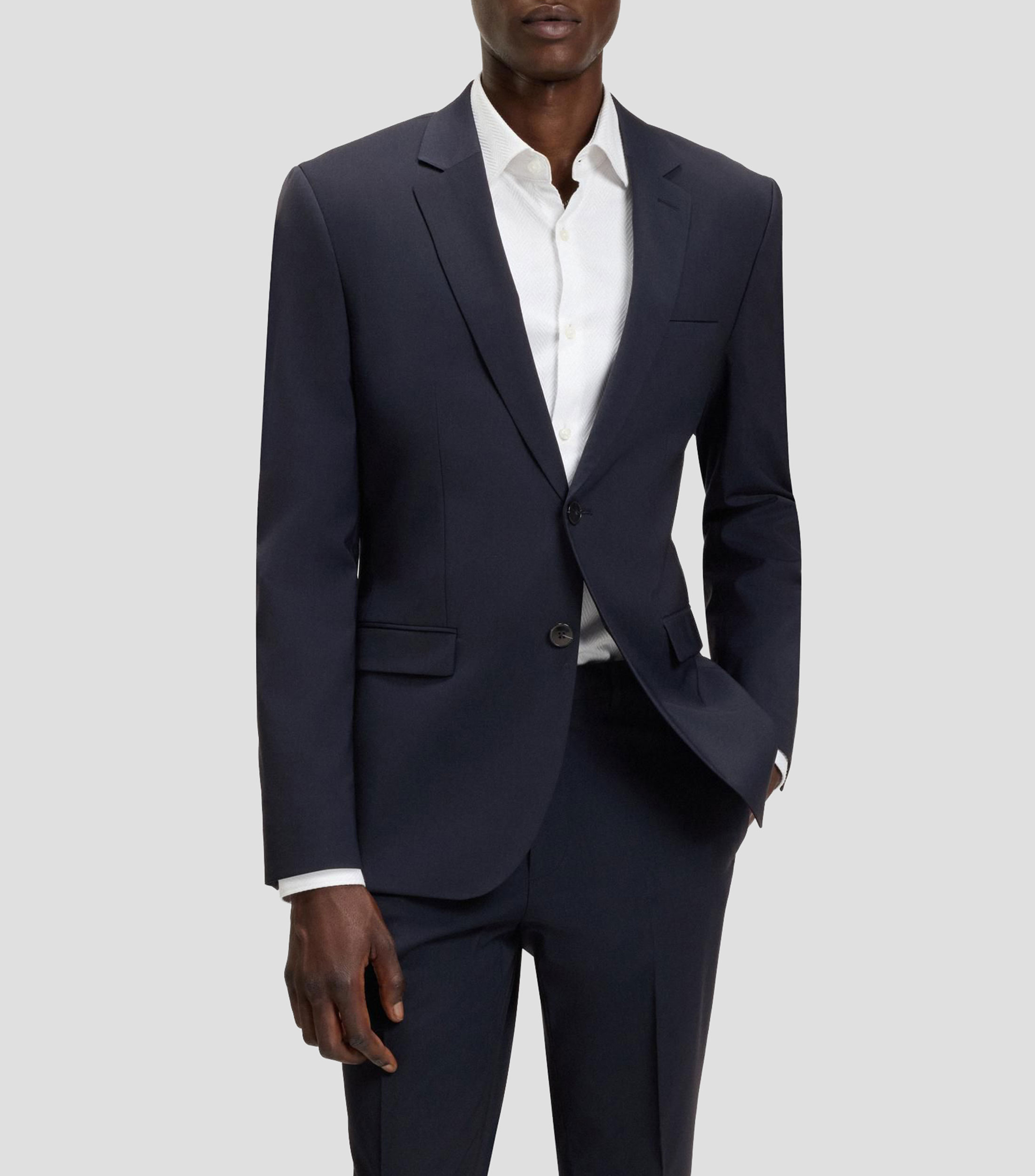 Saco extra slim fit en mezcla de lana Hombre